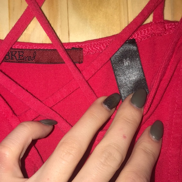 BKE strappy peplum top - Picture 3 of 4